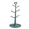 thumbnail image 1 of (Blue) Tree Shaped Coffee Cup Holder Mug Holder Kitchen Rack Simple Removable Jewelry Rack Hanging Drain Cup Holder (36*18.5cm)PP, 1 of 13