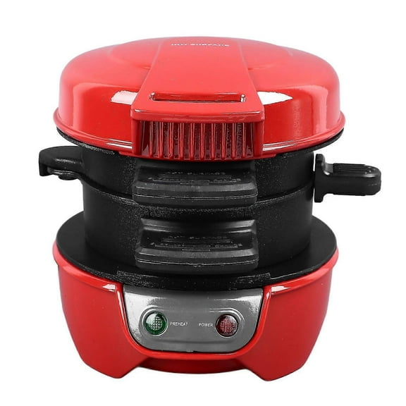 600W Breakfast Sandwich Maker with Egg Boiler, Easy to Clean, Non-Stick Cooking Tools, EU Plug, 220V