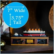 Brick Loot Titanic Ship Building Set with LED Light Kit 319 Pieces Compatible with Major Brands