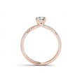 thumbnail image 3 of 1 Carat T.W. Diamond Split Shank Classic 14kt Rose Gold Engagement Ring, 3 of 4