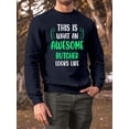 thumbnail image 2 of Awesome Butcher Looks Like Sweatshirt Men -Smartprints Designs, Male Large, 2 of 4