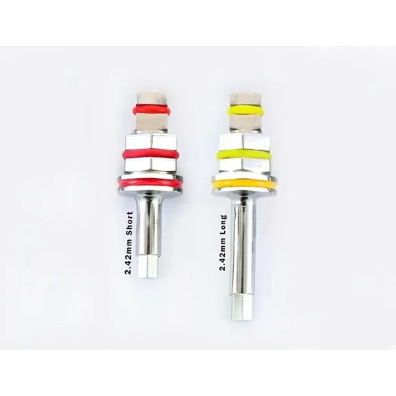 2X Dental Hex Drivers Adapter For Implant Ratchet Long & Short 2.42Mm Surgical
