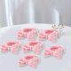 thumbnail image 4 of Diademas de spa JHJEWH para mujer, maquillaje de forro polar coral, 12 unidades, 4 of 7
