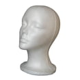 thumbnail image 4 of TOOYFUL Mannequin Head Man's Head Display Stand Easily to Carry Stable Round Base Foam Head for Headset Shop Salon Commercial C, 4 of 9