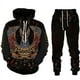 thumbnail image 5 of Conjunto de sudadera con capucha del faraón egipcio Anubis con el Ojo del Dios egipcio del coro antiguo impreso en 3D, 5 of 5