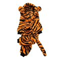 thumbnail image 2 of Disfraz de tigre para perro, mono de Halloween, sudadera con capucha, disfraz cálido para mascotas (L grande, tigre), 2 of 5