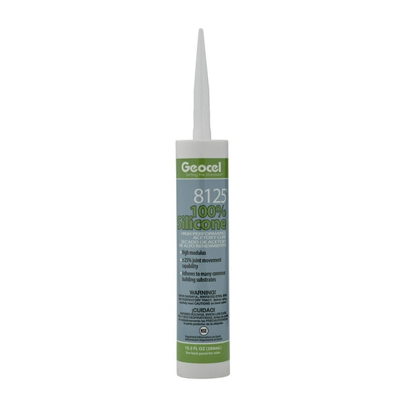 8125 100% Silicone ACETOXY Cure SEALANT 8125 Clear 10.3 oz