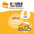 thumbnail image 4 of Ultra Chewy Double Treat Bones - (Bacon & Cheese and Chicken, 2 Value Packs), 4 of 8