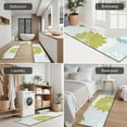 thumbnail image 5 of Green and Blue Pioneer Flower Pattern Kitchen Rugs Sets Of 3,Kitchen Runner Rugs Non Skid Washable,Decorative Kitchen Floor Mats for Kitchen,Sink,Laundry,17"x30"+ 17"x47" + 17"x59", 5 of 6