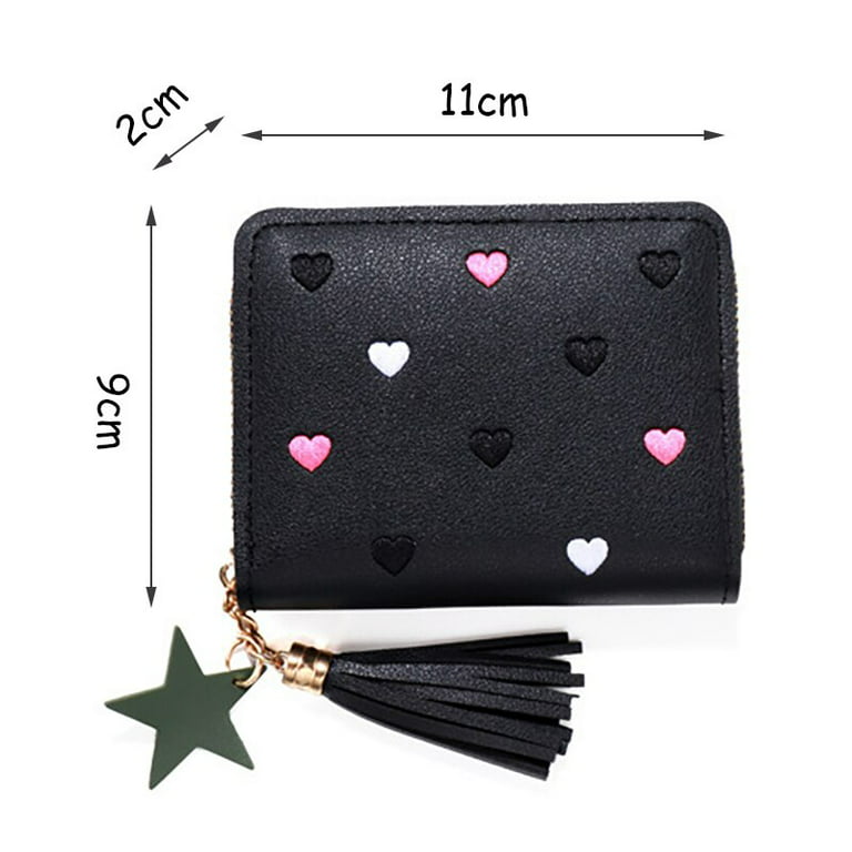 Mini Women's Wallets Short Wallet for Women and Girls Mini Coin Purse  Ladies Small Wallet Female Leather Card Holder