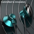 thumbnail image 4 of Gwong Electrónica T3 Universal Auricular Bajo pesado 3.5mm / Tipo C Control con cable Auriculares deportivos con micrófono para teléfono inteligente, 4 of 6