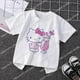 thumbnail image 1 of Sanrio-camiseta Kawaii para niños y niñas, ropa informal de dibujos animados de Hello Kitty, Cinnamoroll, 1 of 4