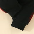 thumbnail image 5 of Toddler Boys Outfit Sets Autumn Winter Plaid Print Hooded Long Sleeve Hoodies Tops With Pants Two Piece Holiday Wear, 5 of 6
