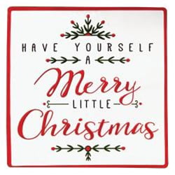 ONE METAL "HAVE YOURSELF A MARRY LITTLE CHRISTMAS'' HANGING DOOR SIGN 