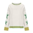 thumbnail image 3 of WEAIXIMIUNG Chandail en Molleton pour Femmes "T-Shirt Graphique Surdimensionné Rétro à Manches Longues avec Col Rond pour Femmes", 3 of 4