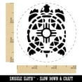 thumbnail image 2 of Southwestern Style Tribal Turtle Tortoise Terrapin Self-Inking Rubber Stamp Ink Stamper - Purple Ink - Small 3/4 Inch, 2 of 7