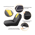 thumbnail image 3 of 2X Universal Riding Lawn Mower Tractor Cover Padded Comfort Pad Storage Pouch for Heavy Farm Vehicle Tractor Mower, 3 of 8