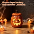 thumbnail image 3 of Monster Shape Tea Light Candle Holder, Cute Halloween Decorative Figurine for Festive Home Decor, Tabletop Ornament for Parties and Seasonal , 1Pack H, 3 of 5