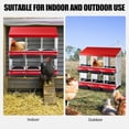 thumbnail image 3 of SHZOND Two-Tier Chicken Nesting Box Galvanized Steel 6 Holes Nesting Boxes for Chickens,Chicken Egg Laying Box with Removable Tray, 3 of 8