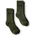 thumbnail image 2 of Realtree Unisex Socks, Insect Shield 2 Pack Crew Socks, Sizes S-L, 2 of 2