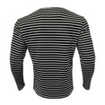 thumbnail image 4 of Tisuna Long Sleeve T-Shirts For Men Stretch Henley Neck Tops Men Striped Tshirts For Everyday Wear Size L, 4 of 8