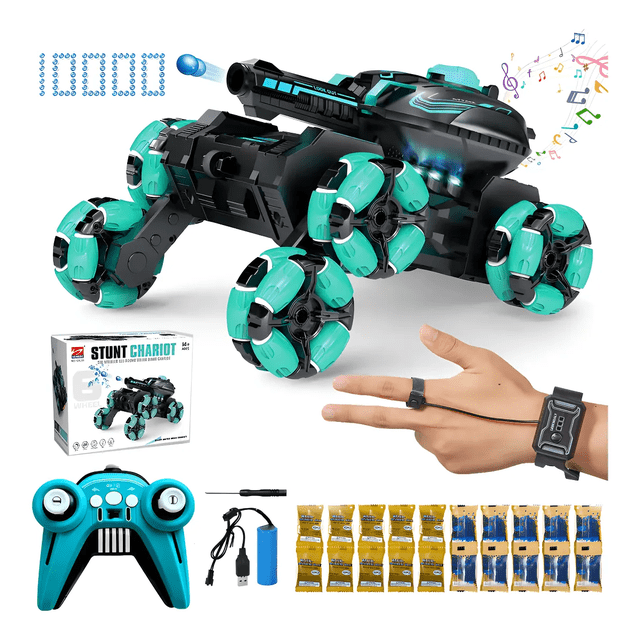 Tanque A Control Remoto Que Lanzar Bombas De Agua Para Niños As Regalo Xtellar verde