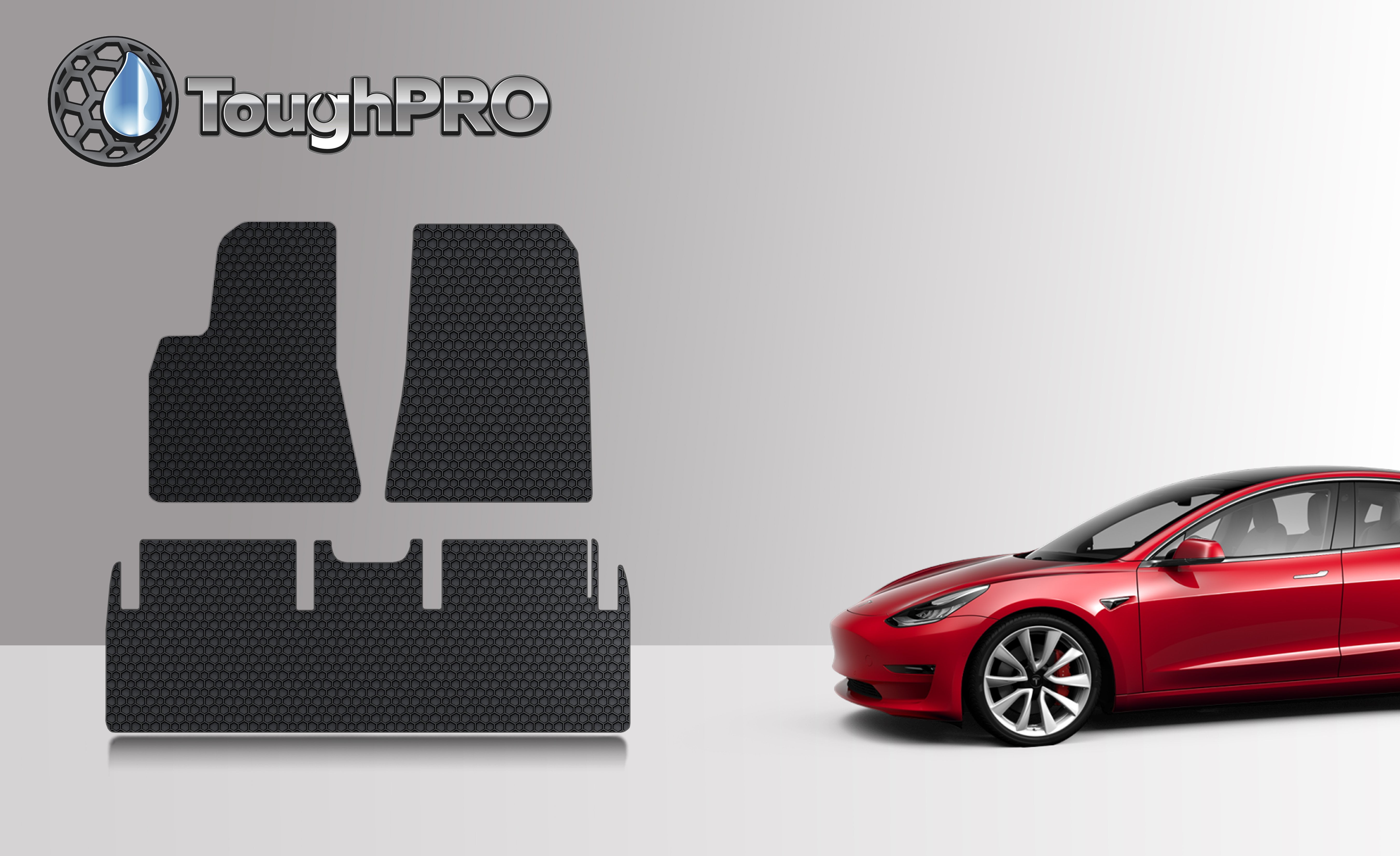 ToughPRO Floor Mat Accessories 1st & 2nd Row Mats Compatible with 2020