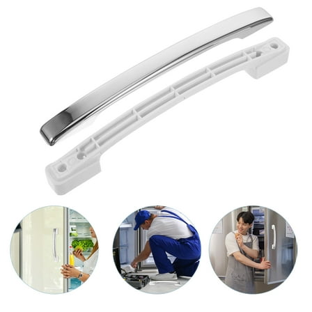 BESTOYARD Silver Plastic Refrigerator Handle Replacement Easy Installation