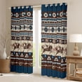thumbnail image 2 of Homewish Boys Western Cowboy Curtains Pack of 2 (42x84 Each),Tribal Aztec Curtains Blackout,Rustic Farmhouse Bedroom Curtains,Microfiber Bedroom Decor, 2 of 6