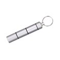 thumbnail image 2 of Tablet pastillero contenedor almacenamiento tanque llavero a prueba de humedad pastillero organizador para viajes semanales , Plata Sunnimix Estuche impermeable para medicamentos, 2 of 8