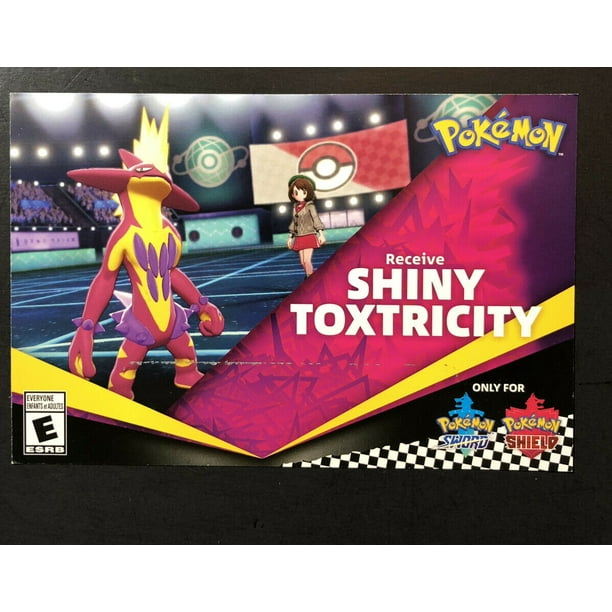 Shiny Toxtricity Gift Card For Pokemon Sword Or Pokemon Shield No Game New Walmart Com Shiny Toxtricity Gift Card For Pokemon Sword Or Pokemon Shield No Game New Walmart Com