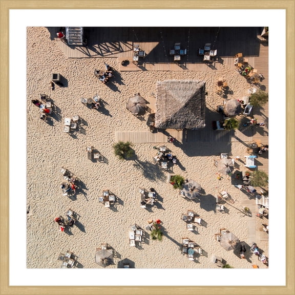 Marmont Hill "Tiki Hut" by Karolis Janulis Framed Painting Print