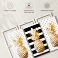 thumbnail image 6 of Elephant Stock Pineapple Passion Wall Art - Horizontal Multi Panel Canvas - Living Room Wall Decor - Food And Drink Multi Panel - White And Black Decor - 38" x 24", 6 of 8