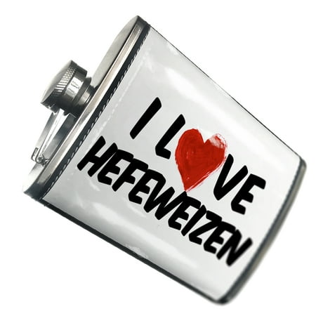 

NEONBLOND Flask I Love Hefeweizen Beer