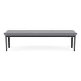 thumbnail image 4 of Lenox Steel Reception Waiting Room 3-Seat Bench / Charcoal Steel / Gray, 4 of 5
