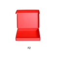 thumbnail image 4 of Caja de embalaje Color sólido Ángulo Embalaje Caja de papel corrugado Ropa portátil Almacenamiento de regalo Llevar Viajes domésticos Almacenamiento y organización del hogar Rojo 150x100x40mm Toystoory HA073124-05, 4 of 6