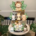 thumbnail image 4 of Cake Toppers con temática de safari para baby shower y fiesta de cumpleaños, 4 of 6