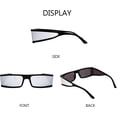 thumbnail image 2 of FEISEDY Cool Futuristic Rectangular Sunglasses Cyber Men Women Punk Style Cosplay Sun Glasses B2739, 2 of 14