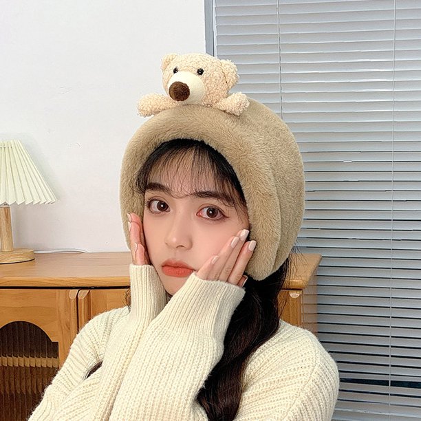Cute Bear Ear Earmuffs Diadema de ala ancha para mujer Tocado Wmkox8yii fajkfhkj4296