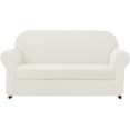 thumbnail image 1 of CHUN YI Housse de Canapé Extensible 2 Pcs à Carreaux avec Coussin, 1 of 6