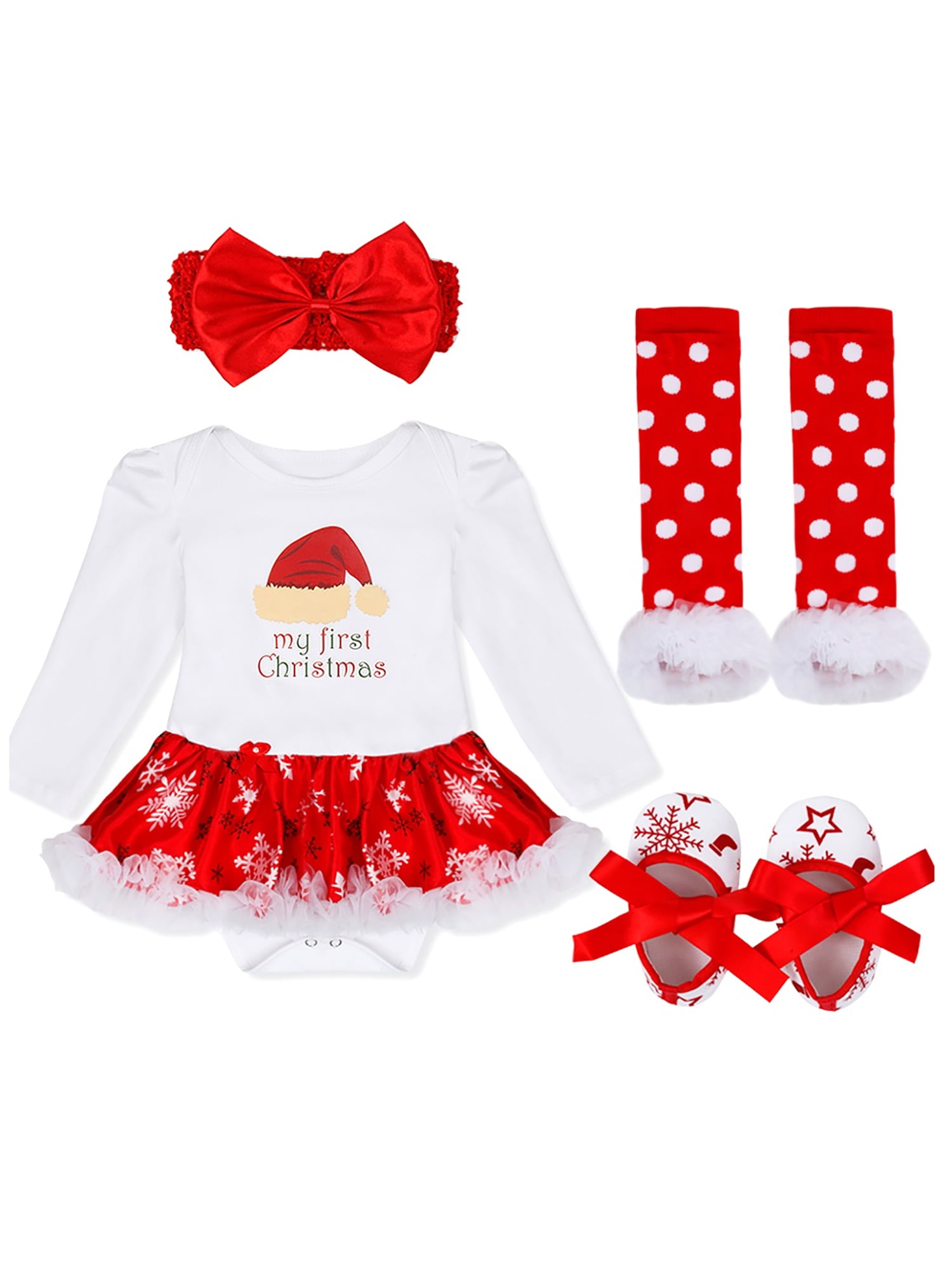baby girl 1st christmas outfit