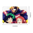 thumbnail image 2 of My Hero Academia Bathroom Rugs, Anime Welcome Door Mat, Non Slip Mat, Front Door Mat For Bedroom Living Room, Super Absorbent Flannel Rugs, Home Decor, 16*24 Inch, 2 of 9