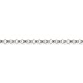 thumbnail image 2 of 925 Sterling Silver 3mm Rolo Chain Bracelet Rope, 2 of 8