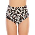 thumbnail image 1 of FFIY Bas de Bikini Taille Haute pour Femmes une Seule Pièce Maillot de Bain Contrôle Shirred Tankini Slips, 1 of 6