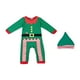 thumbnail image 1 of Mono recién nacido Hugo Traje Navideño para Bebé Verde 95, 1 of 9