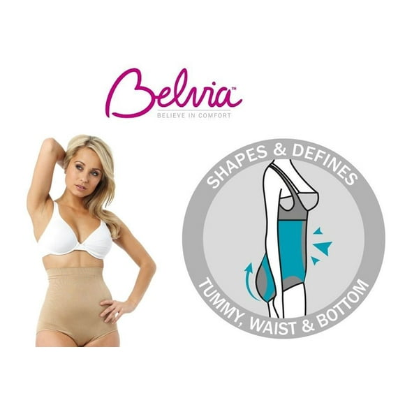 Belvia Shapewear Slips Femme Sans Couture Taille Haute Ventre Contrôle Slimming Shapewear Pantalon- Beige Moyen 12-14 – – – – – – – – – – – – – – – – – – – – – – – – – – – – – – – – – – – – – – – – – – – – – – – – – – – – – – – – – – – –
