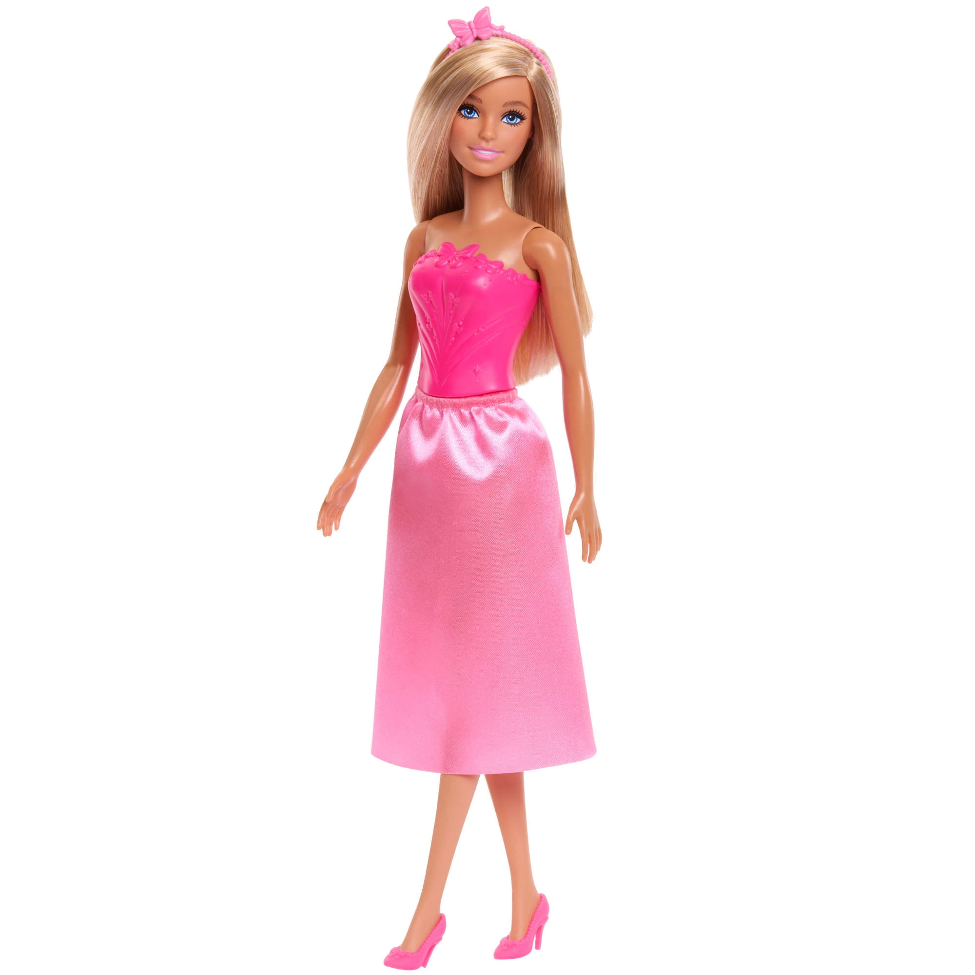 fitted lace wedding dress Pink Hearts Barbie Dress