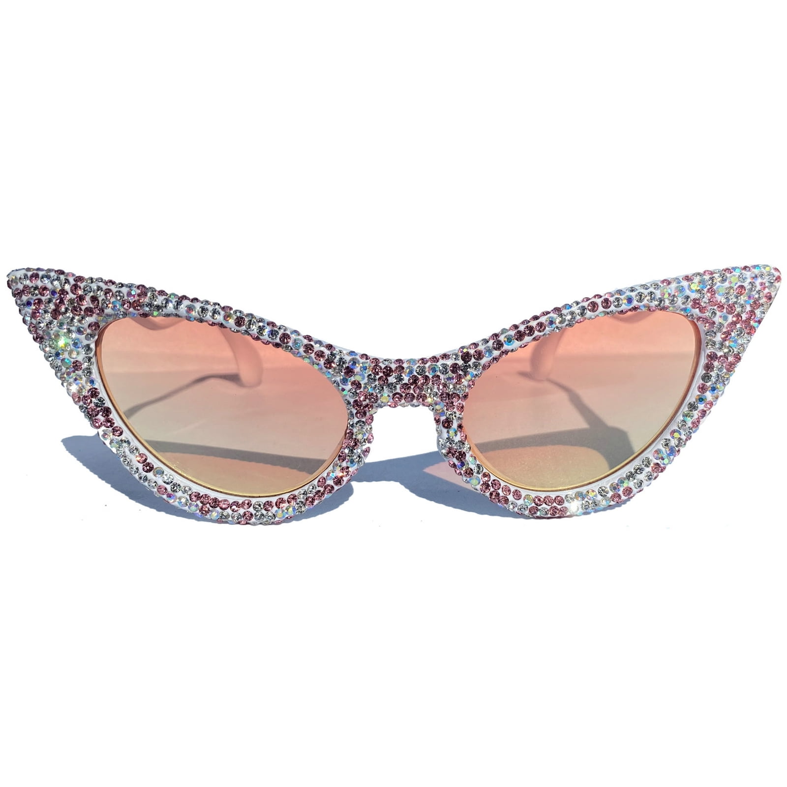 Polarized Retro Sunglasses Photochromic UV400 Sparkling Crystal Vintage Round Polarized Sunglasses | UV400 - zenottic  main image 4
