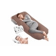 thumbnail image 1 of Almohada Xtellar cafe Para Embarazo Y Lactancia Jumbo + Regalo Microgel, 1 of 1