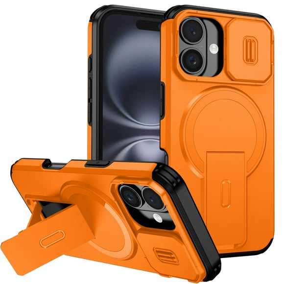 Funda GANGXUN para iPhone 16 Plus – Magnética Antigolpes con Soporte y Protección Doble